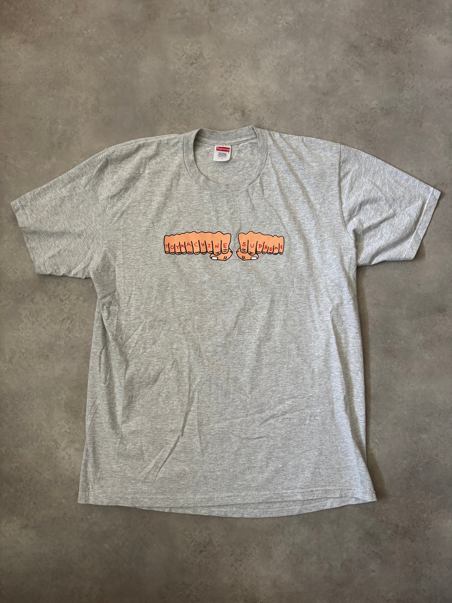 Supreme x Toy Machine Fist Tee (Str. L)