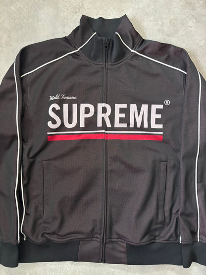 Supreme Phone Number Zip Up Sweatshirt (Str. L)