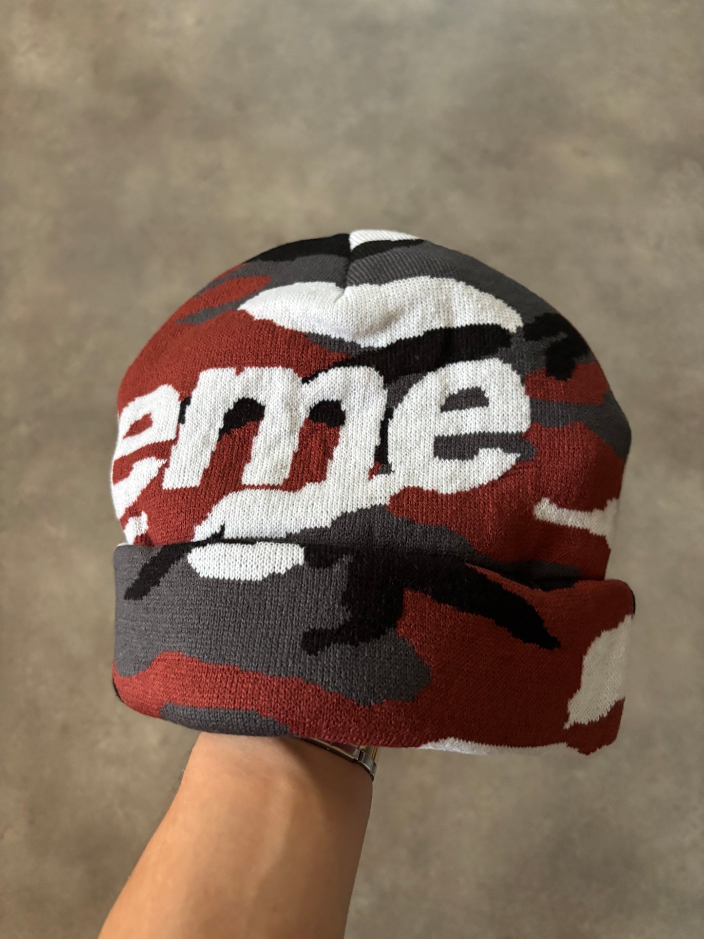 Supreme Big Logo Beanie