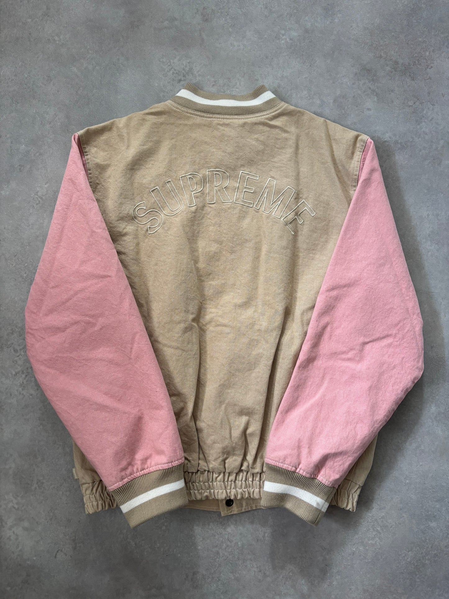 Supreme Denim Varsity Jacket (Str. L)