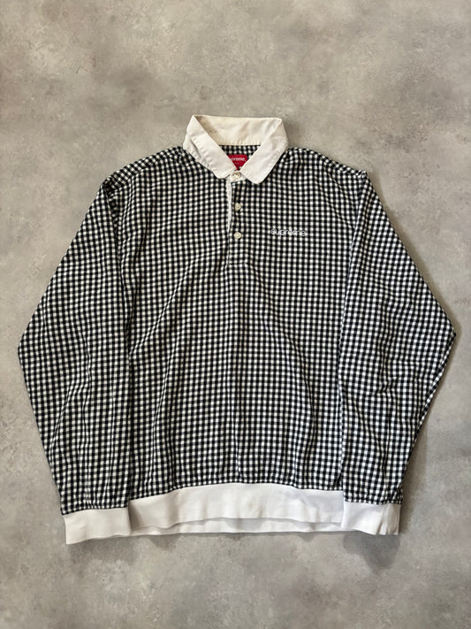 Supreme Gingham L/S Polo (Str. L)
