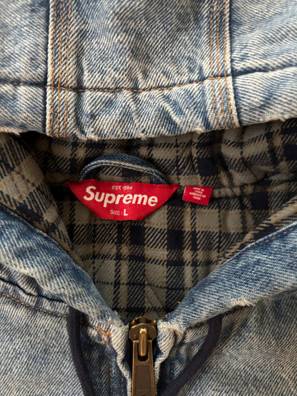 Supreme Reflective Arc Hooded Work Jacket (Str. L)