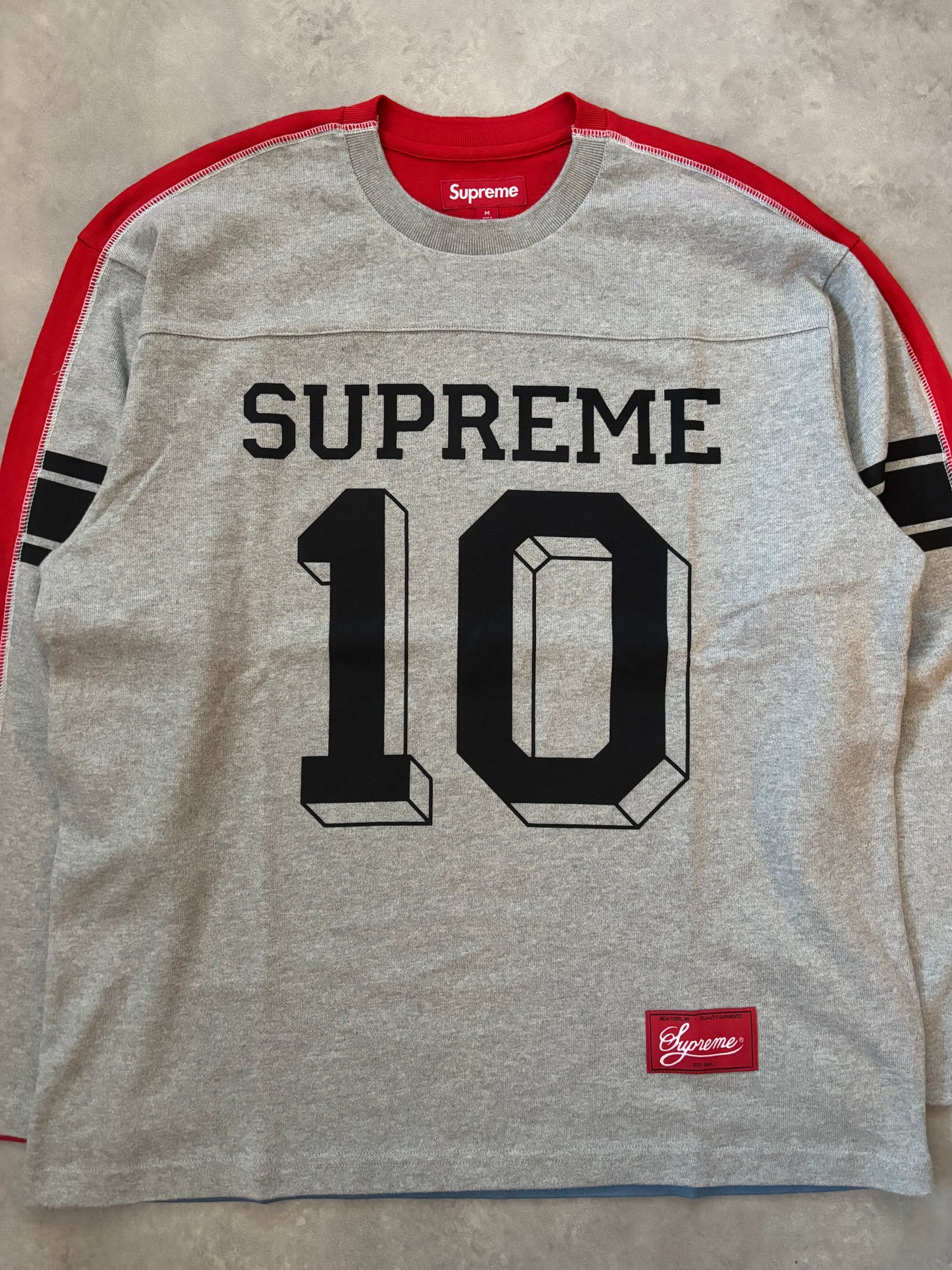 Supreme Split L/S Football Top (Str. M)
