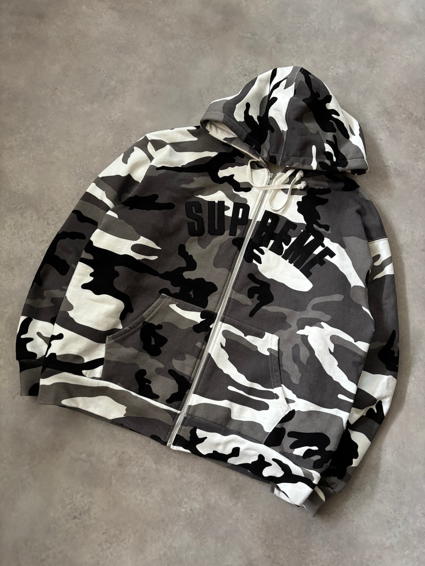 Supreme Arc Thermal Lined Zip Up Hoodie (Str. L)
