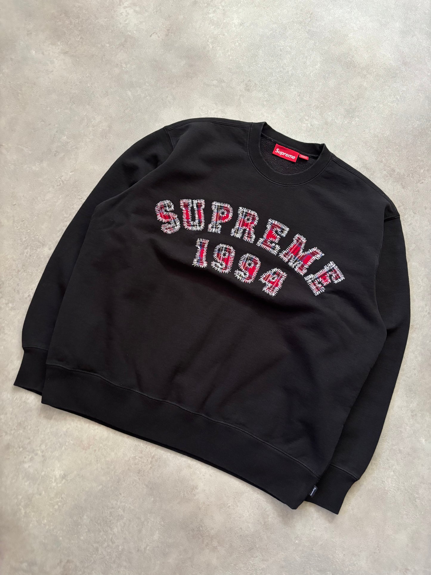 Supreme Plaid Arc Crewneck (Str. M)