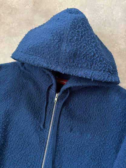 Supreme Pilled Zip Up Hooded Sweatshirt (Str. M)