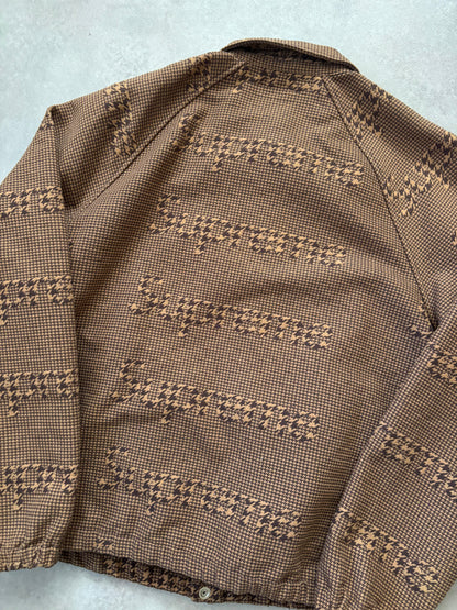 Supreme Houndstooth Logos Snap Front Jacket (Str. M)