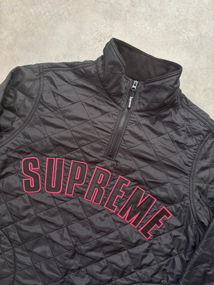 Supreme Arc Logo Quilted Half Zip Pullover (Str. M)