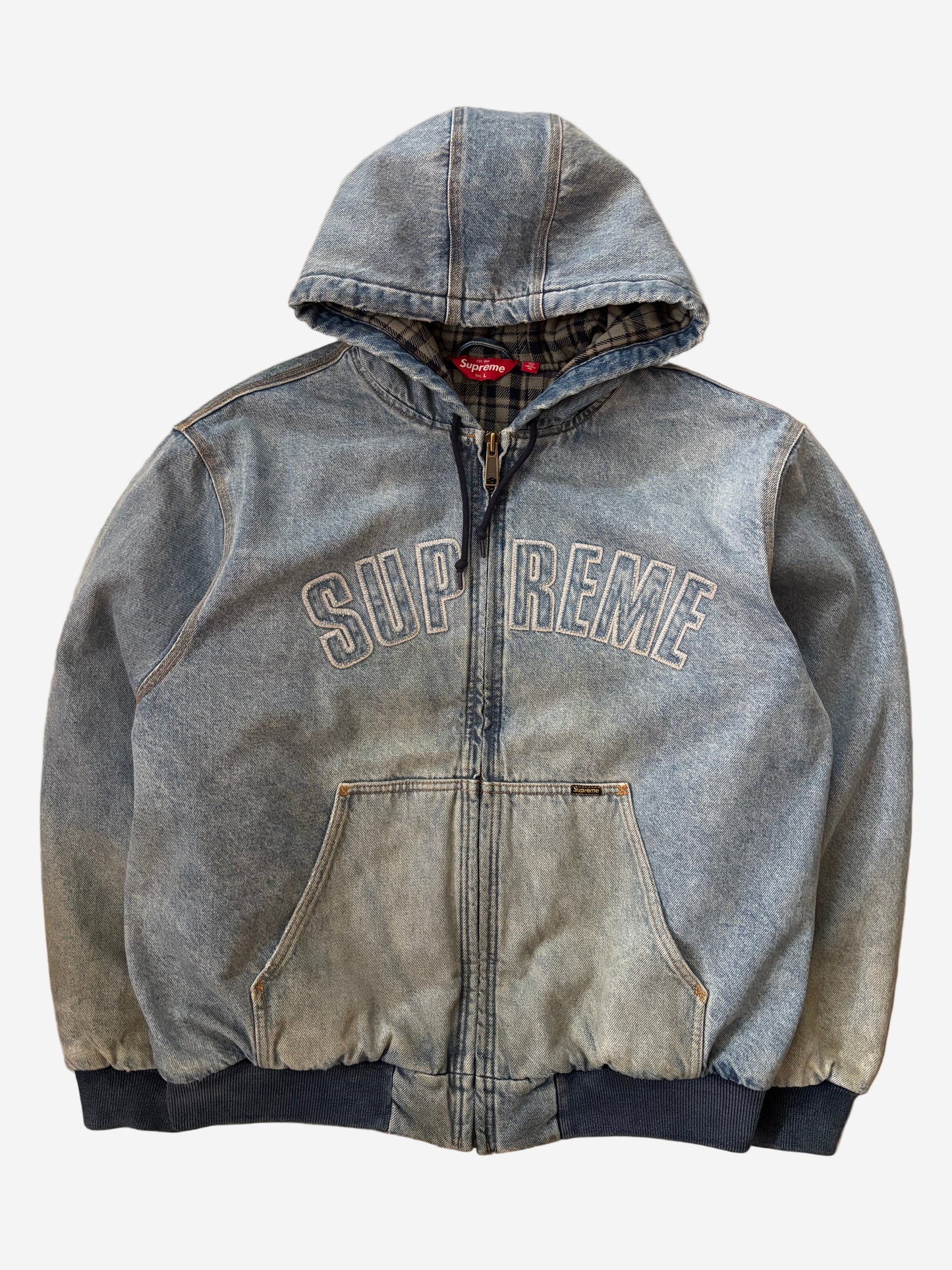 Supreme Reflective Arc Hooded Work Jacket (Str. L)