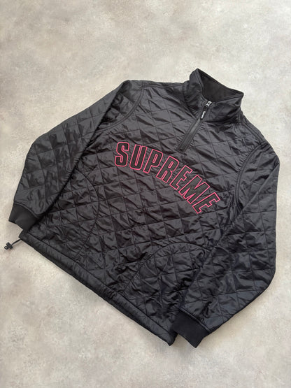 Supreme Arc Logo Quilted Half Zip Pullover (Str. M)