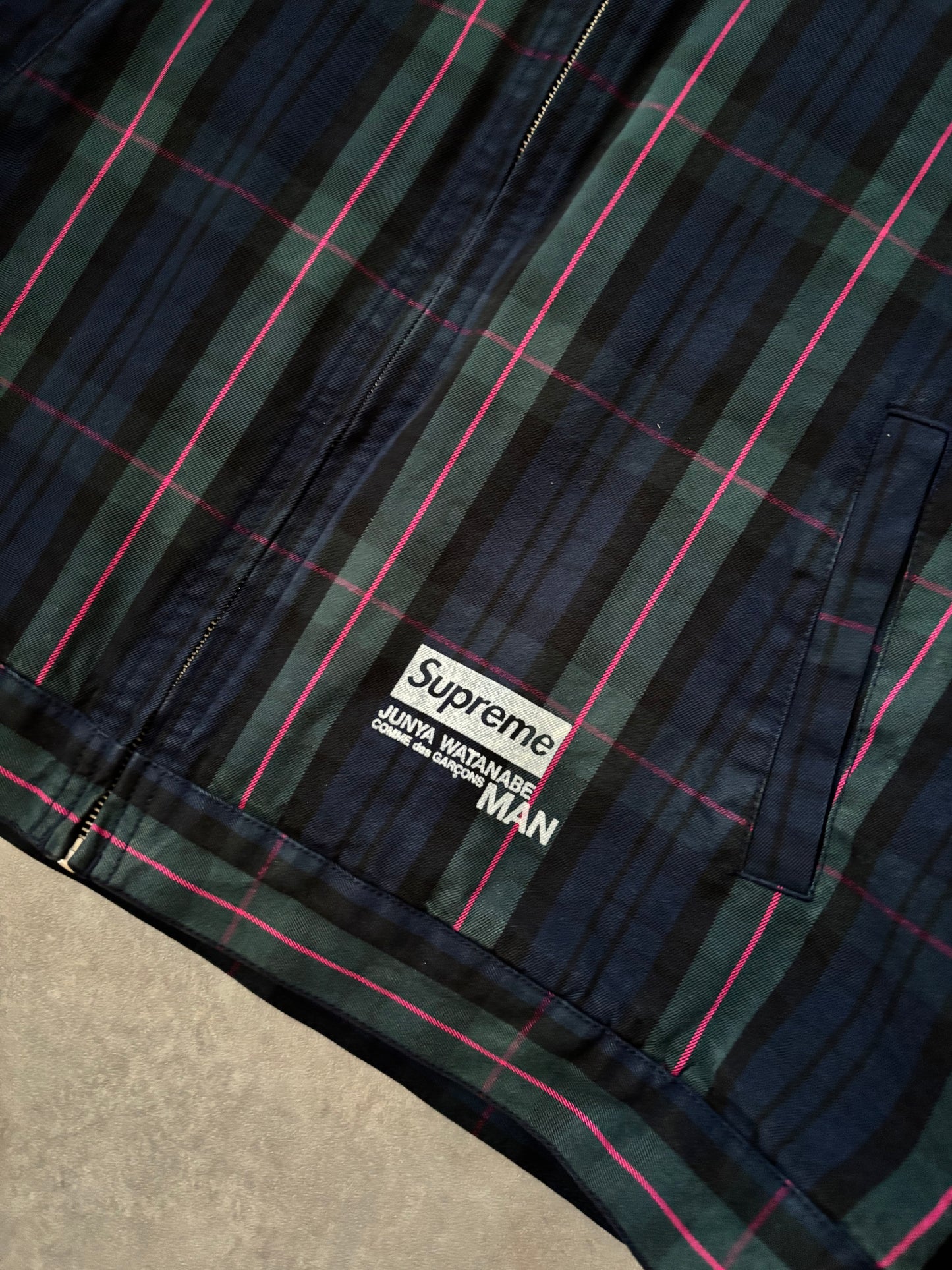 Supreme x JUNYA WATANABE CDG MAN Printed Work Jacket (Str. L)