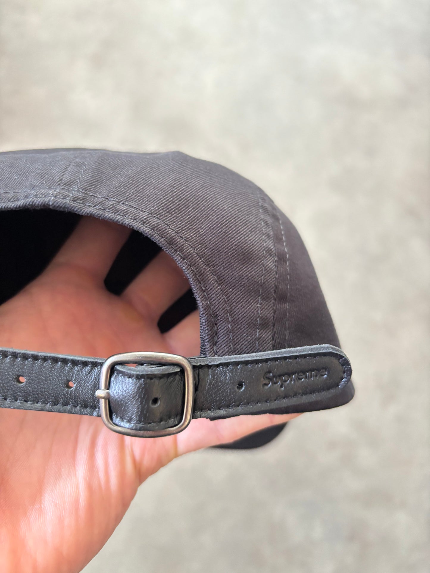 Supreme Washed Chino Twill Camp Cap