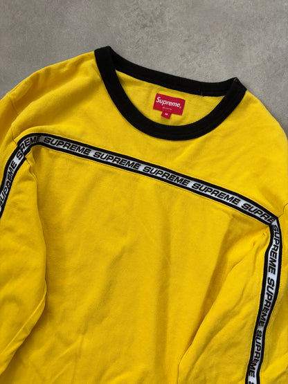 Supreme Tape Stripe L/S Pique Top (Str. M)