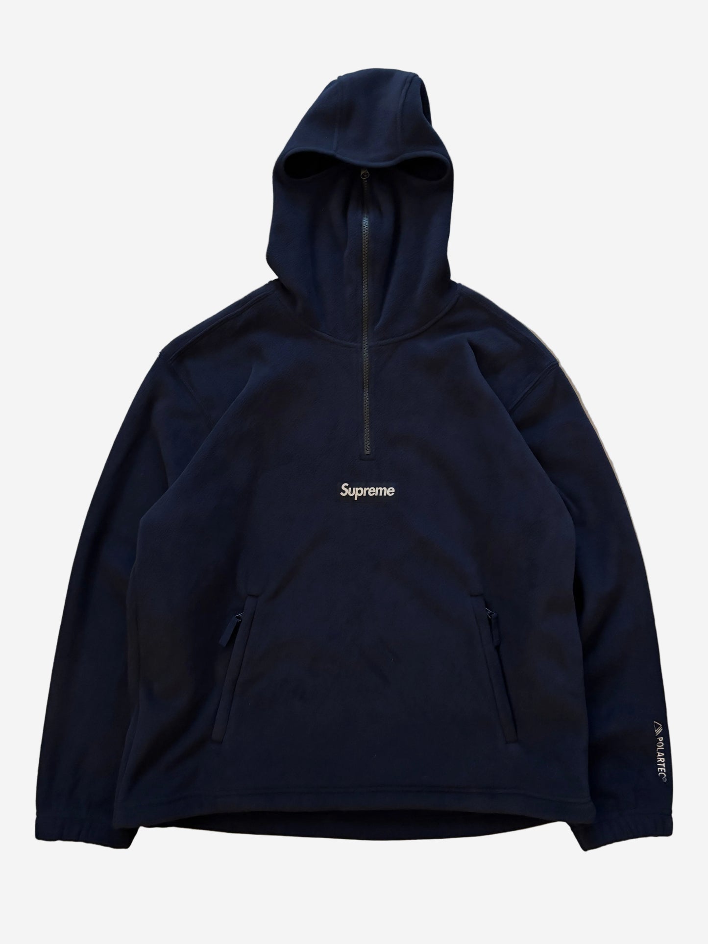 Supreme Polartec Face Mask Half Zip Hooded Sweatshirt (Str. M)