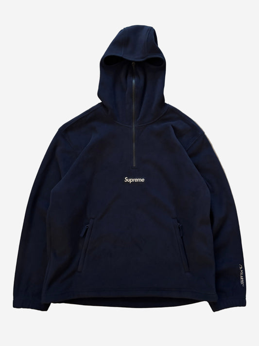 Supreme Polartec Face Mask Half Zip Hooded Sweatshirt (Str. M)