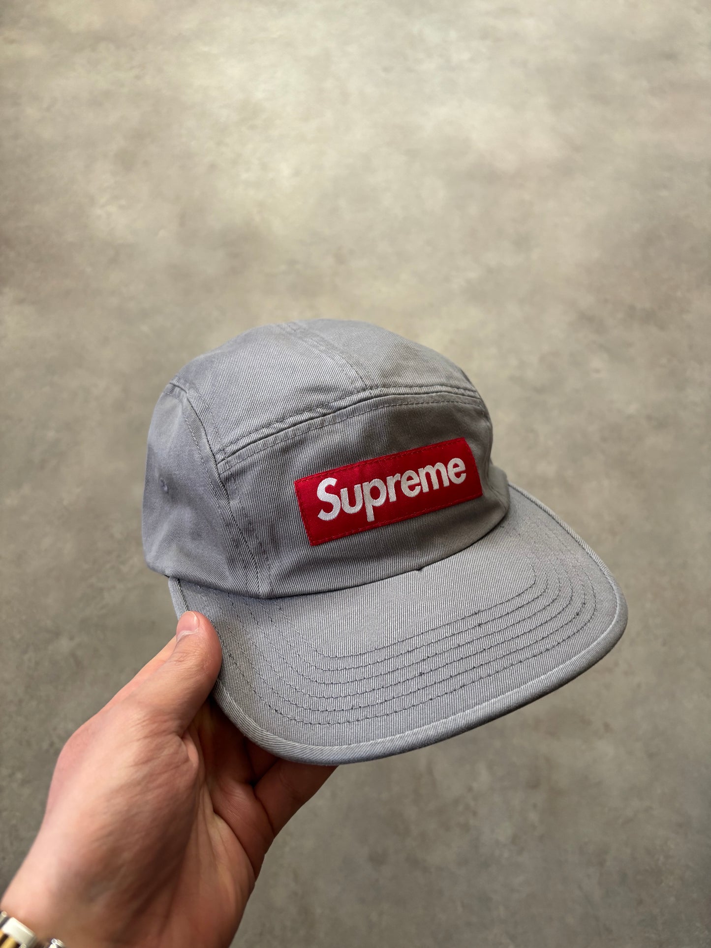 Supreme Washed Chino Twill Camp Cap