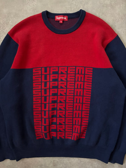 Supreme Logo Repeat Sweater (Str. M)