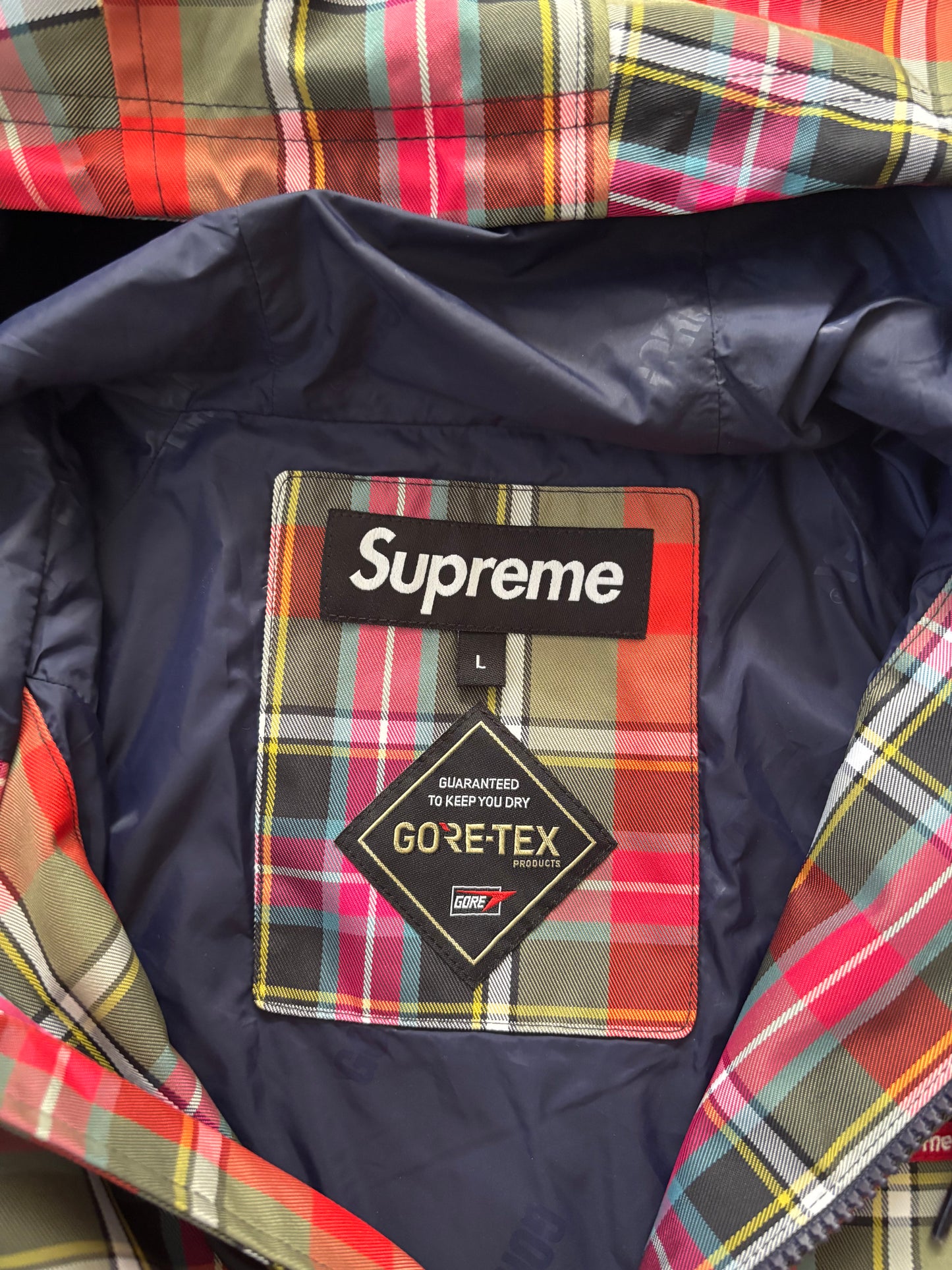 Supreme GORE-TEX Hooded Harrington Jacket (Str. L)