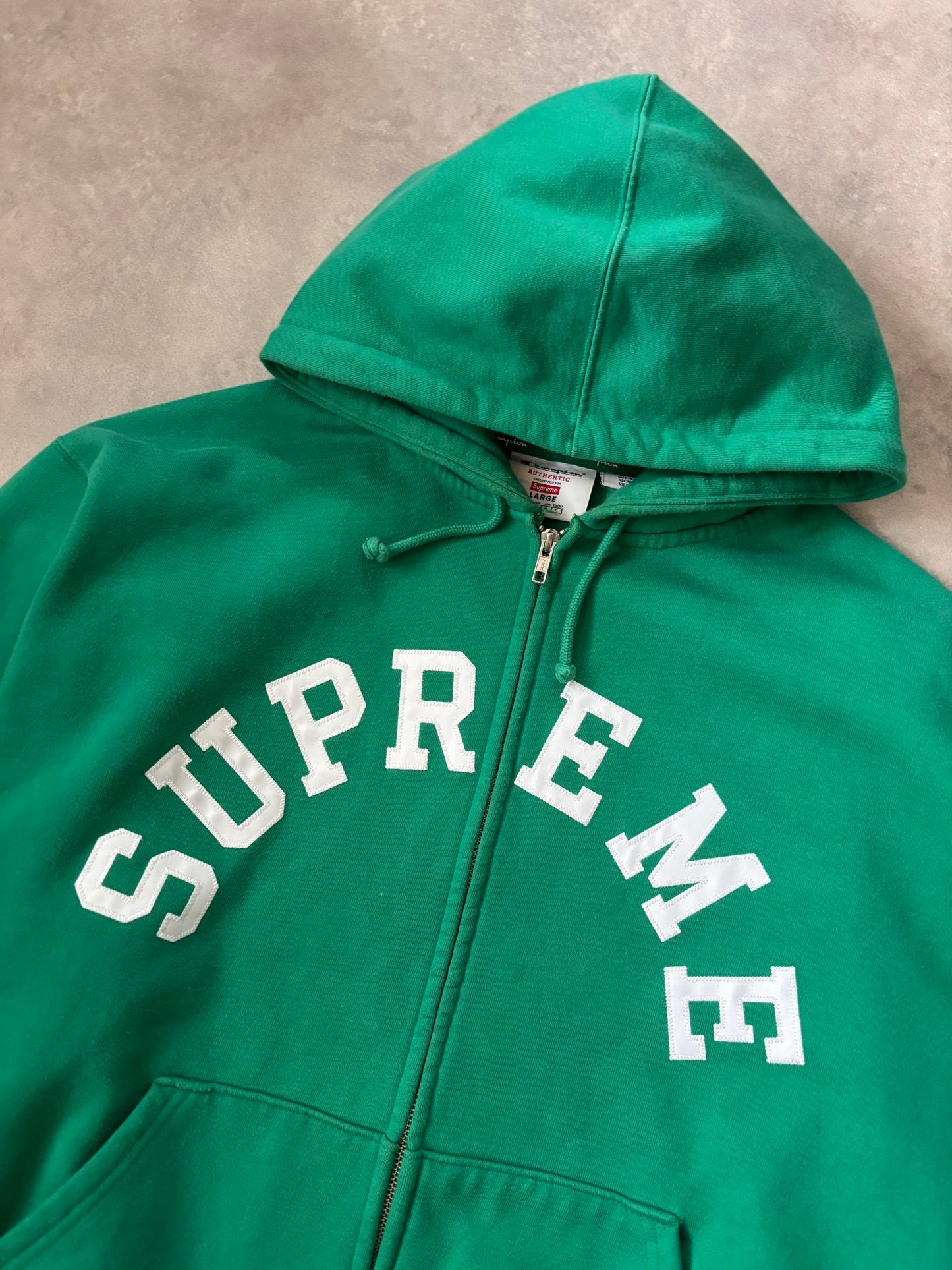 Supreme Champion Zip Up Hoodie (Str. L)