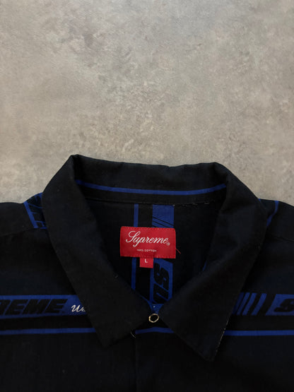 Supreme Striped Racing Work Shirt (Str. L)