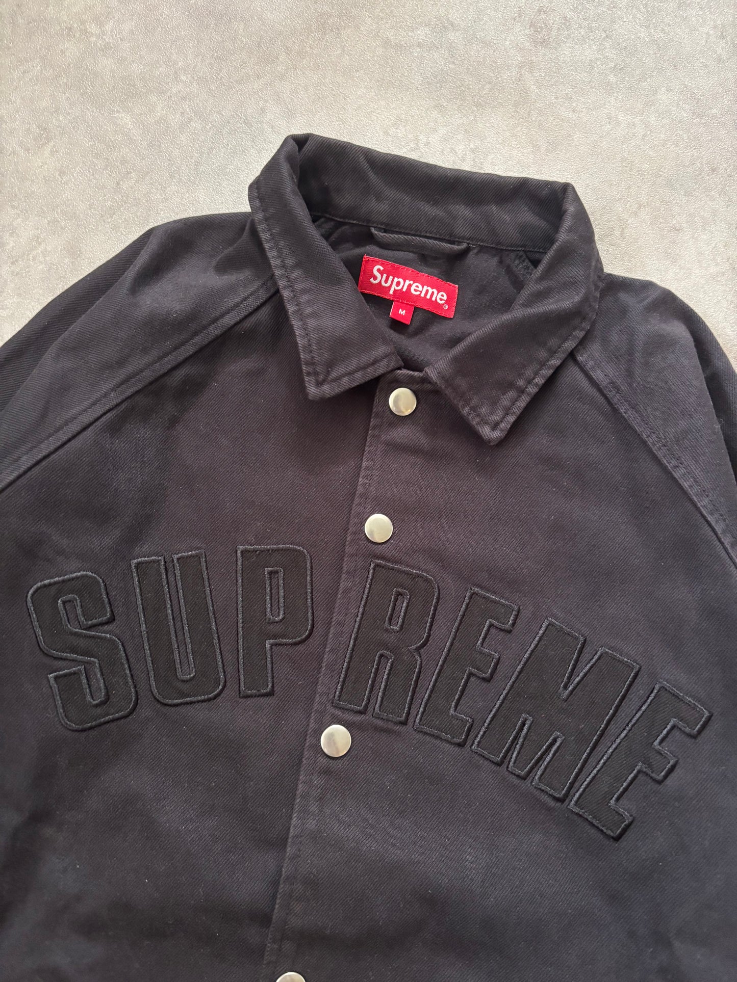 Supreme Snap Front Twill Jacket (Str. M)