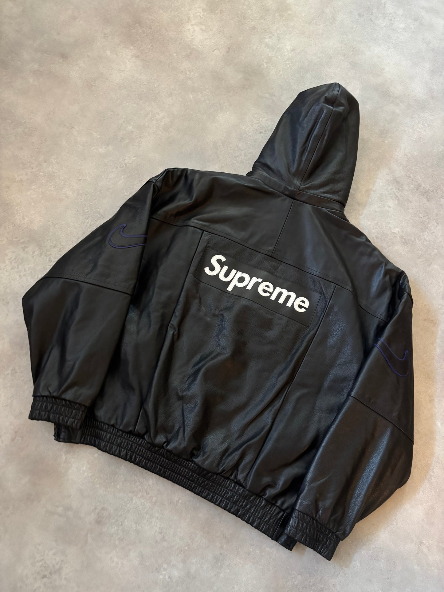 Supreme x Nike Leather Anorak (Str. S)