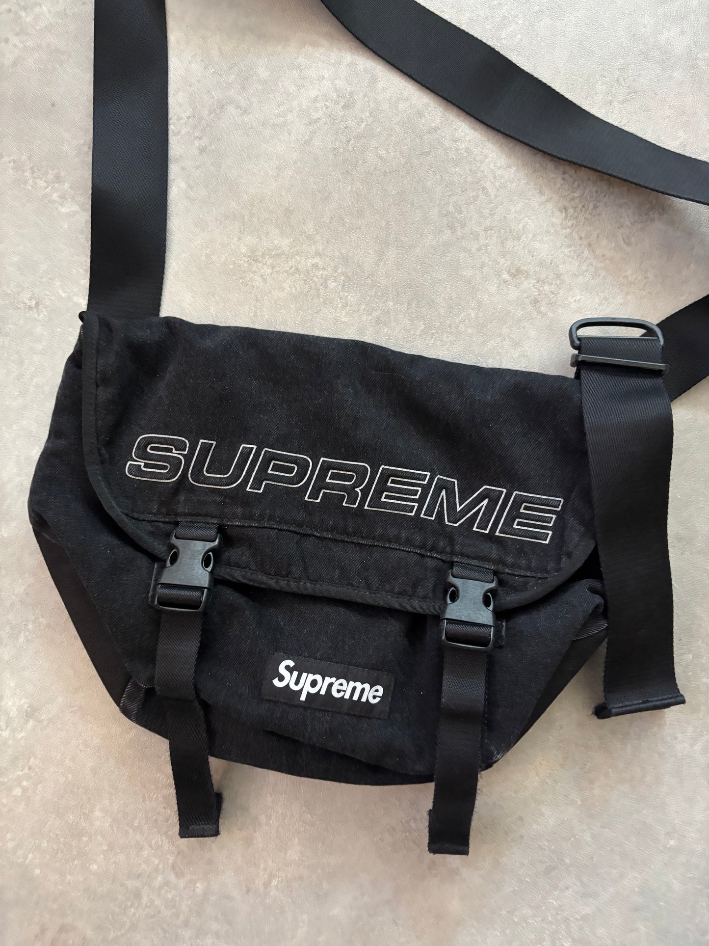 Supreme Denim Messenger Bag
