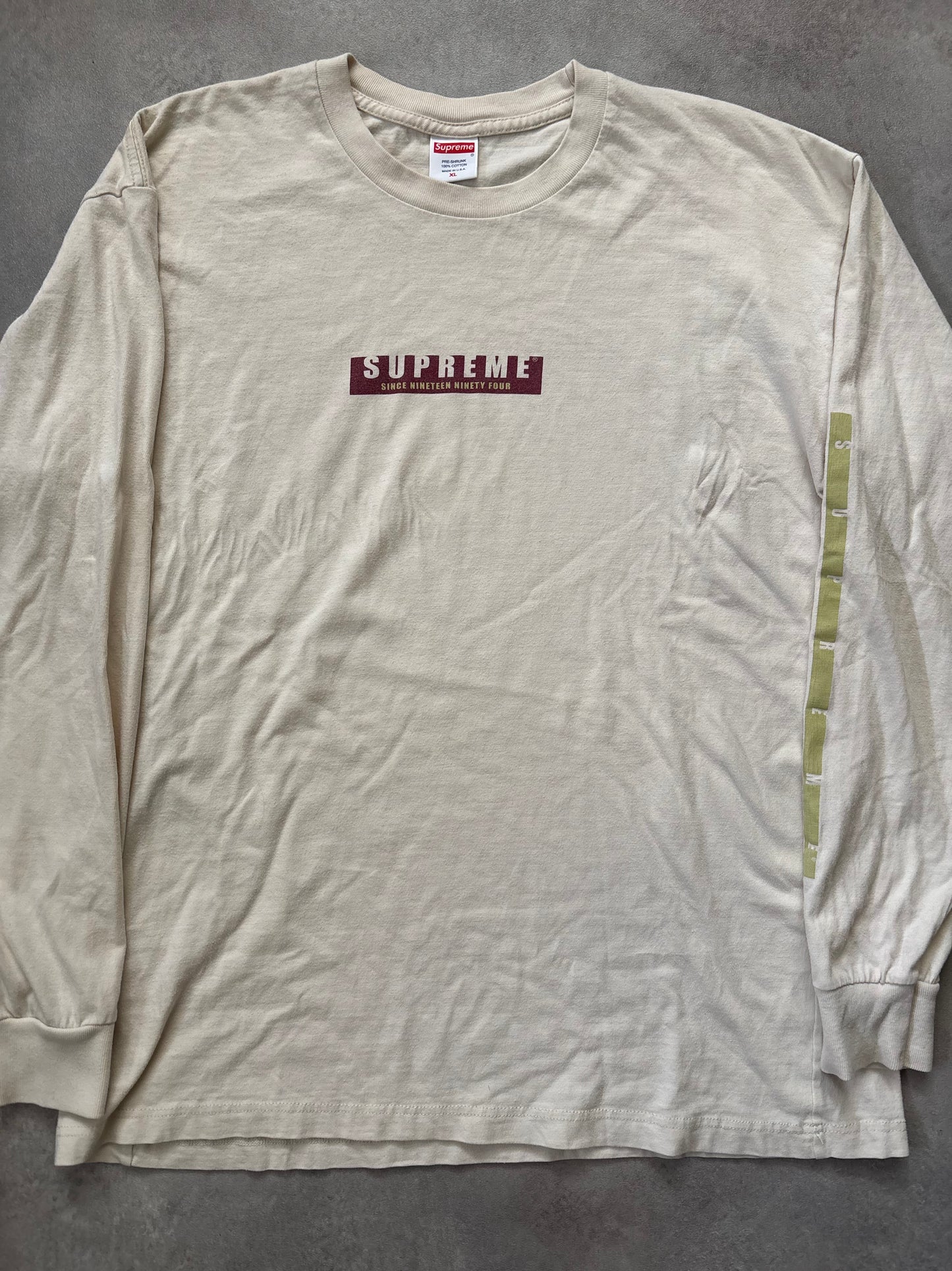 Supreme 1994 L/S Tee (Str. XL)