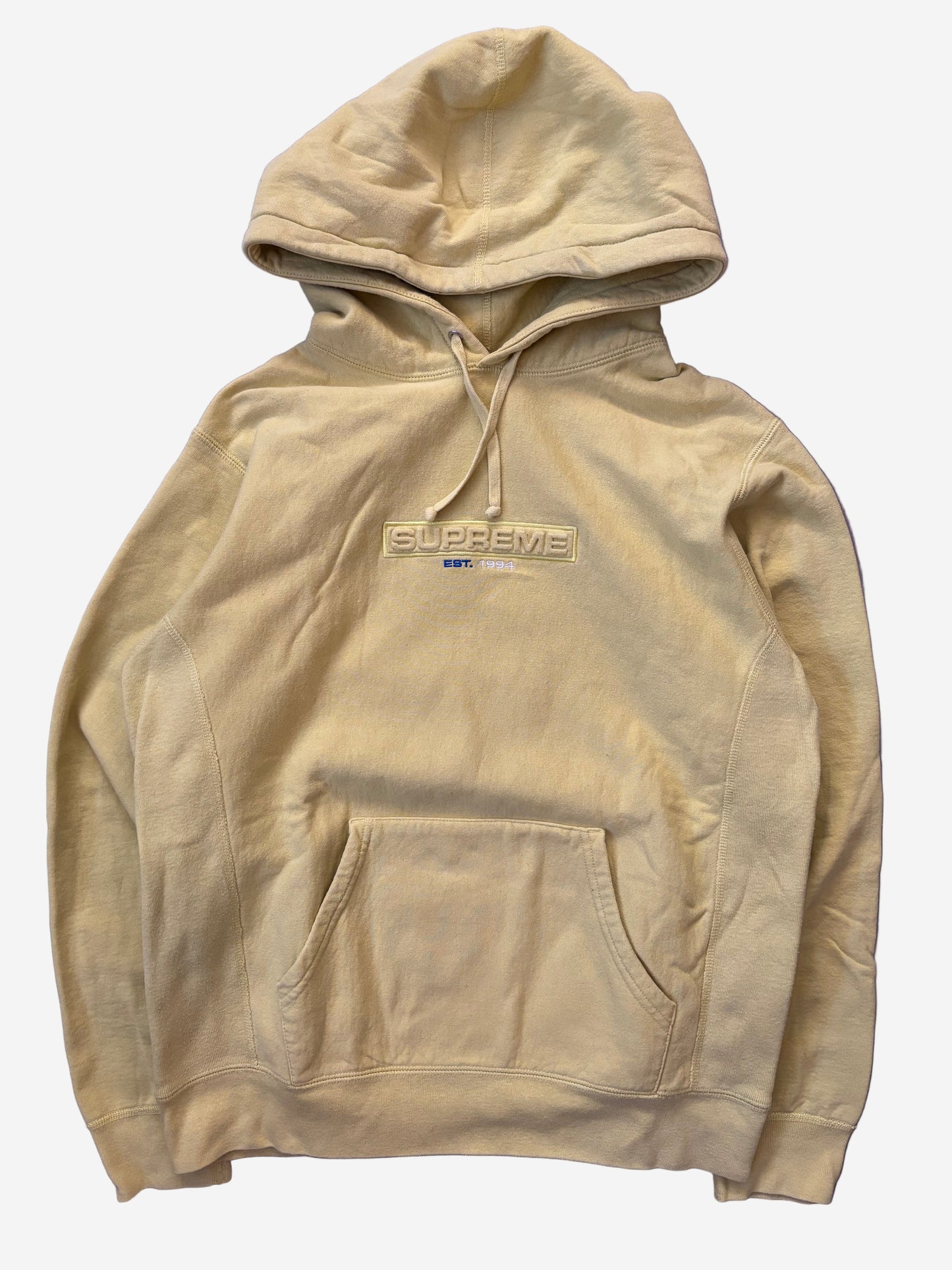 Supreme Embossed Logo Hooded Sweatshirt (Str. M)