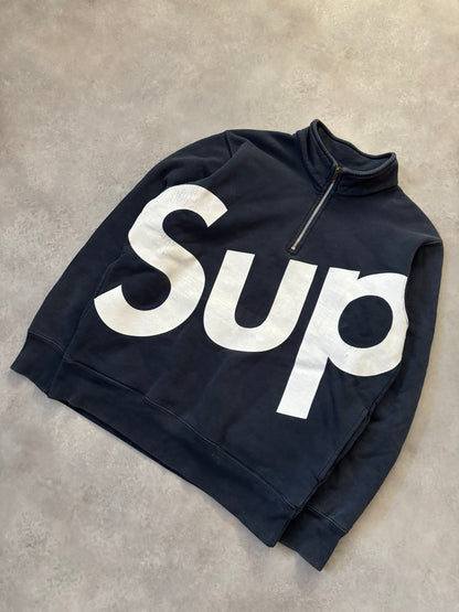 Supreme Sup Half Zip Pullover (Str. L)