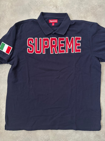 Supreme Twill Appliqué Polo (Str. XL)