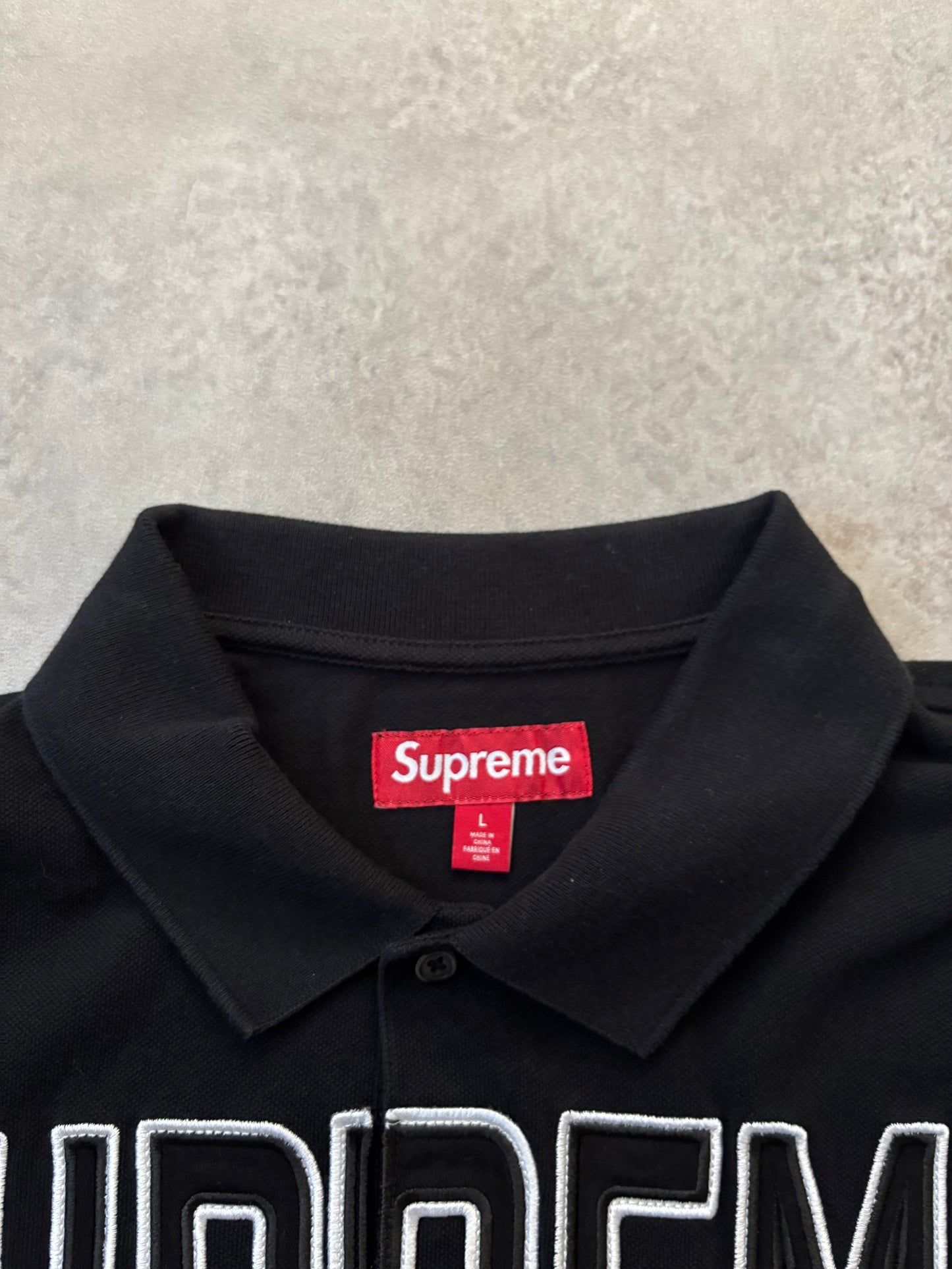 Supreme Twill Appliqué Polo (Str. L)