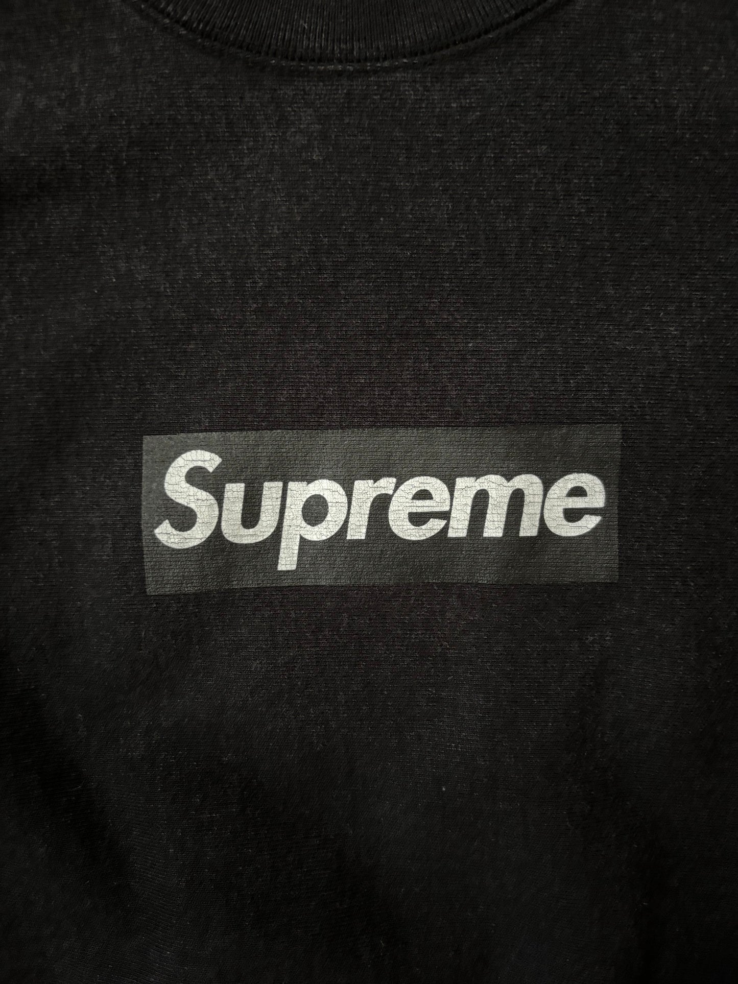 Supreme Washed Box Logo Crewneck (Str. S)