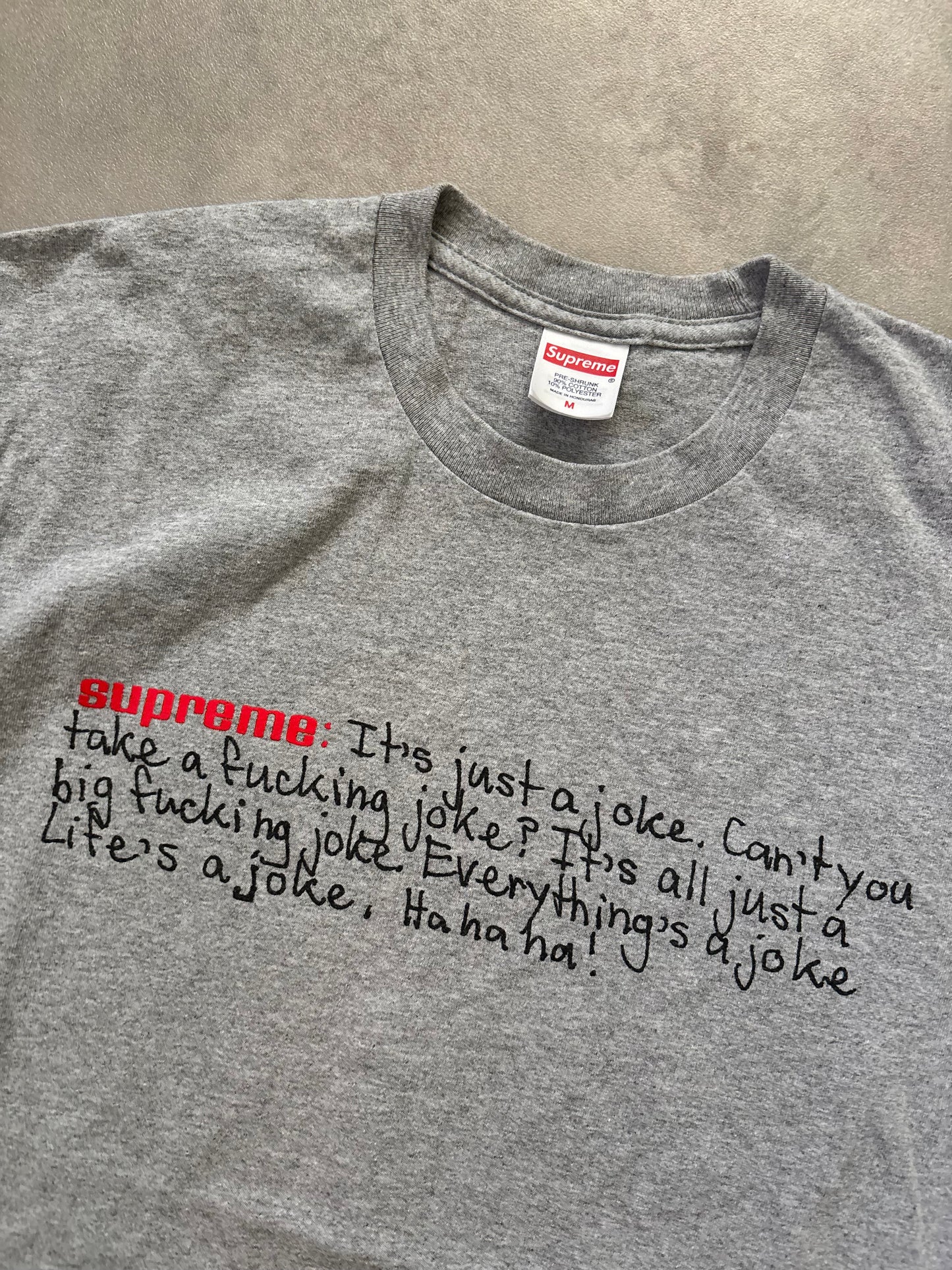 Supreme Joke Tee (Str. M)