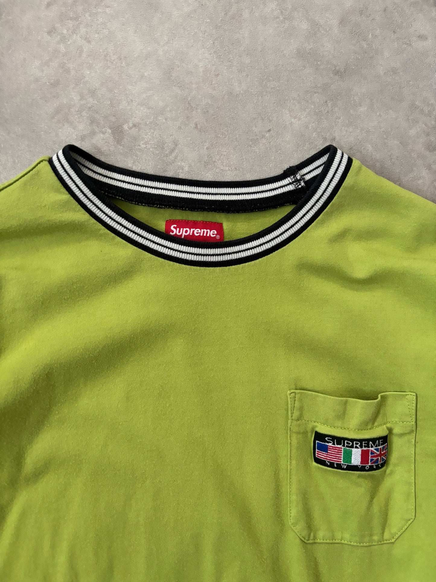 Supreme Flags L/S Pocket Tee (Str. M)