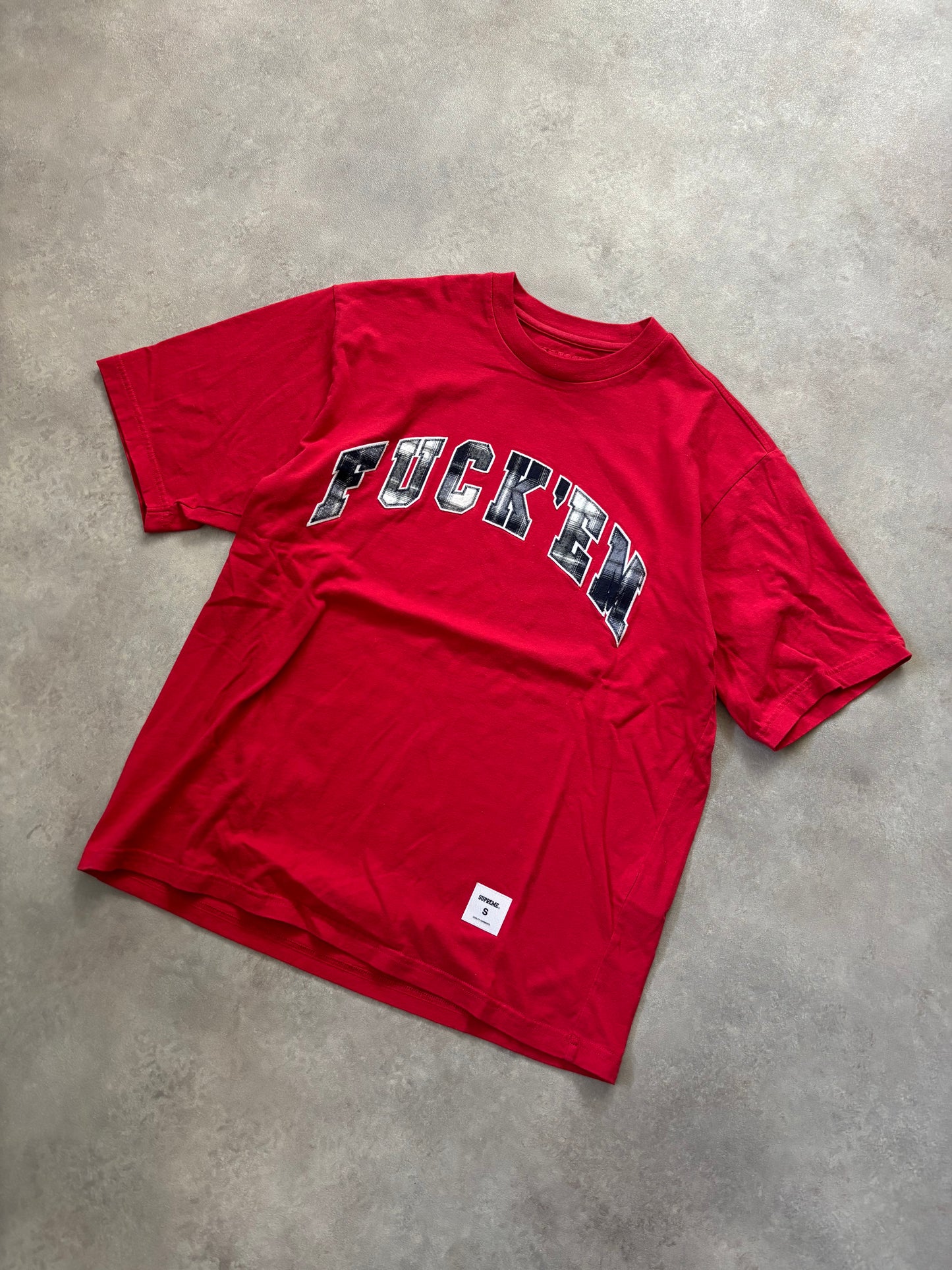 Supreme Fuck Em Plaid S/S Top (Str. S)