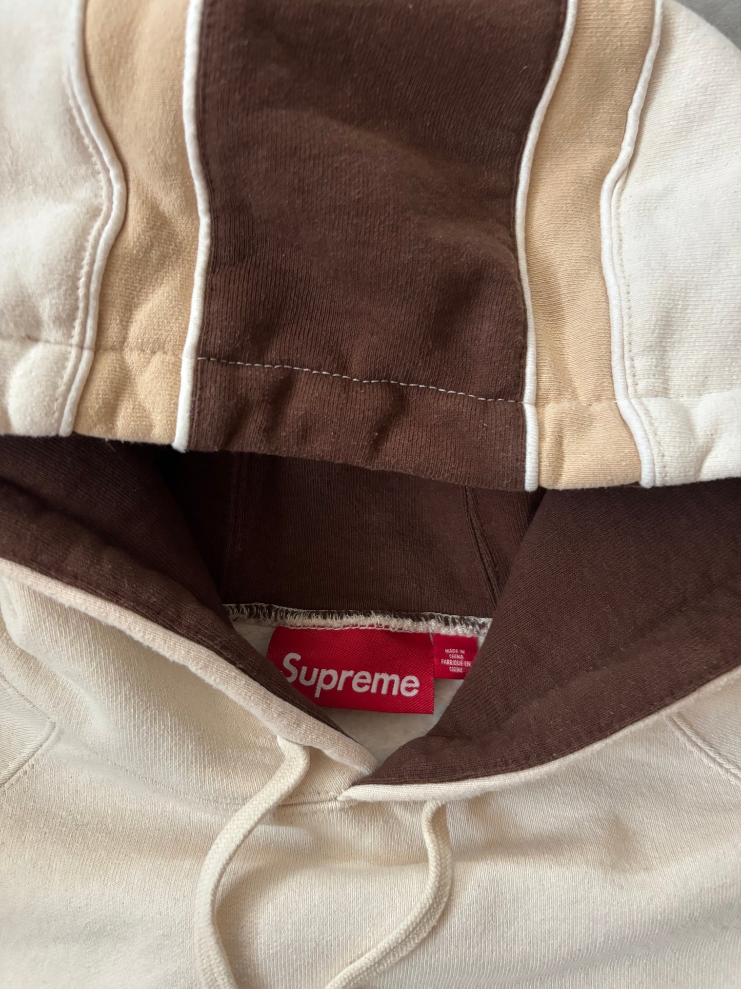 Supreme Paneled Hooded Sweatshirt (Str. M)