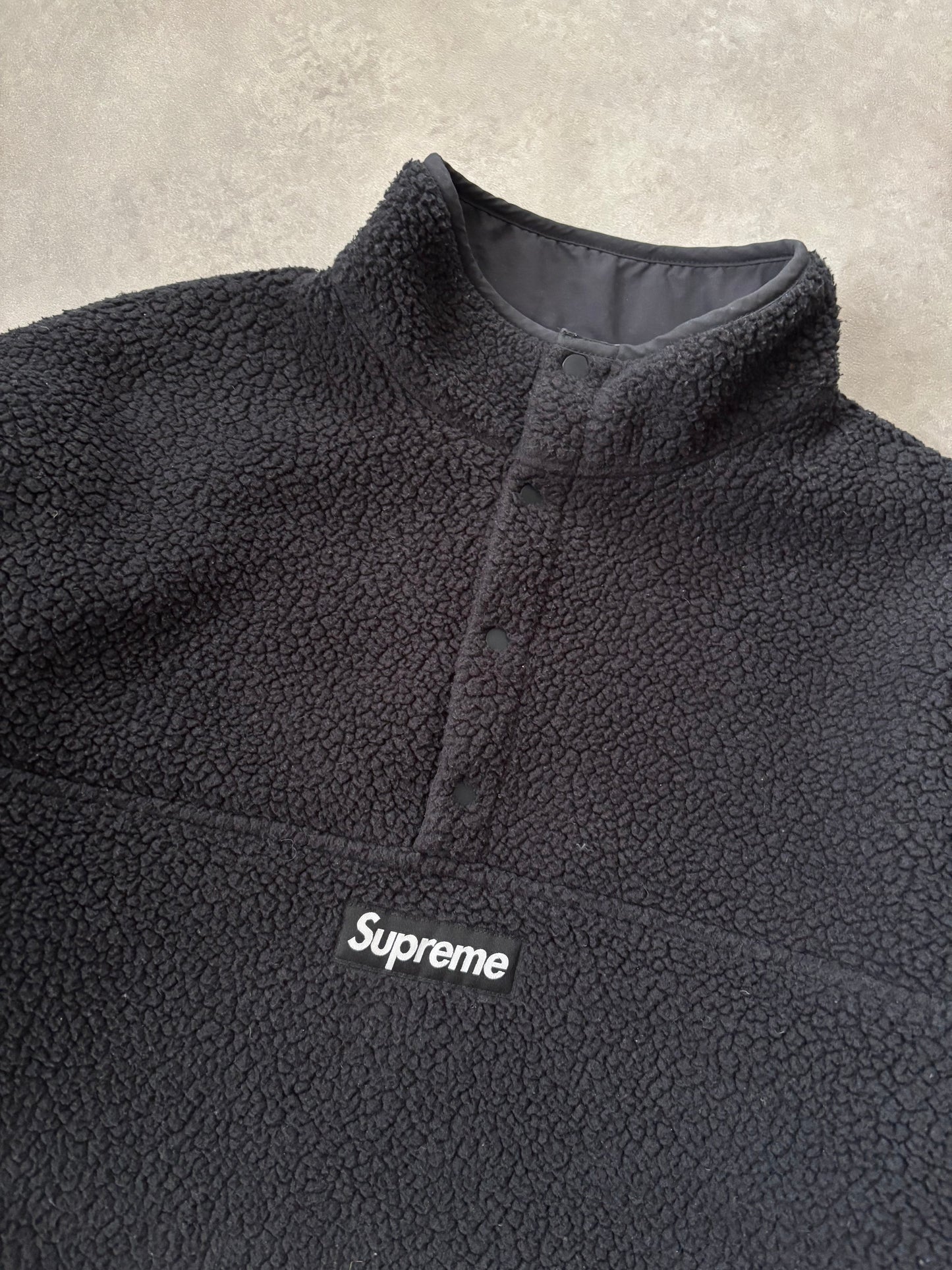 Supreme Polartec Shearling Reversible Pullover (Str. M)