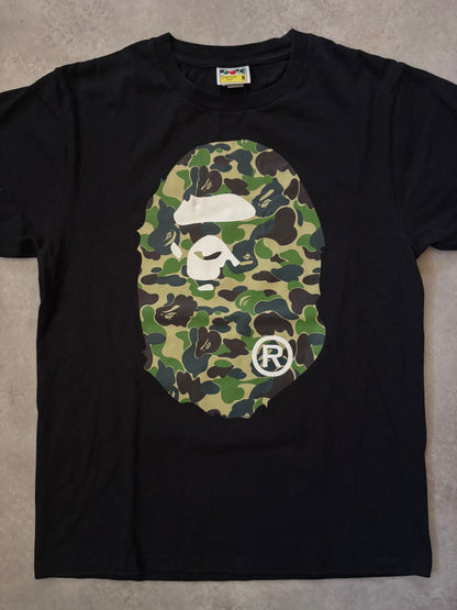 A Bathing Ape Green Camo Ape Head (Str. M)
