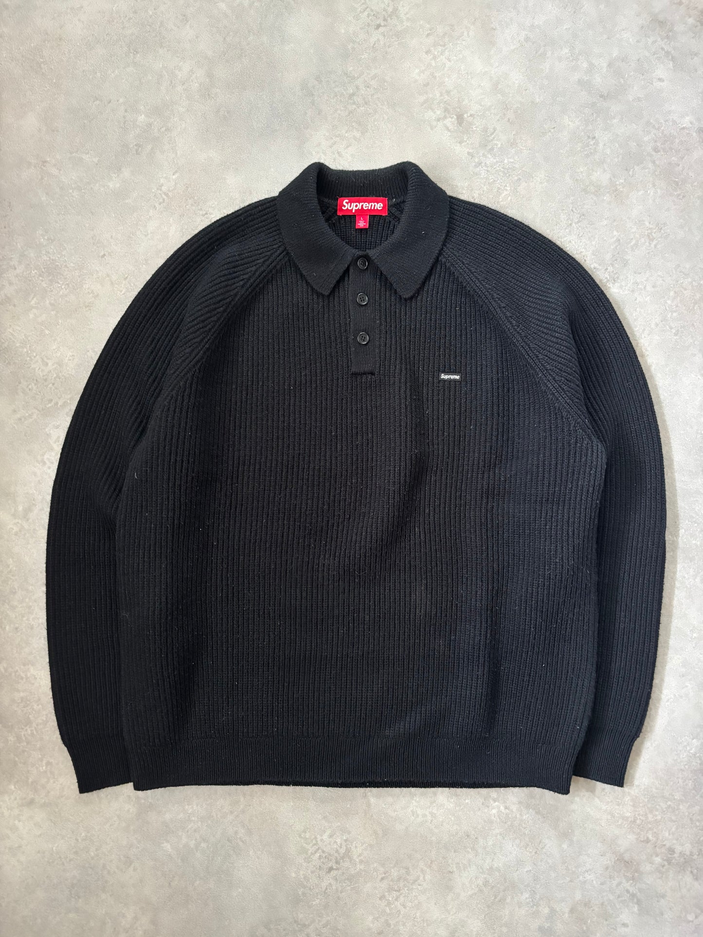 Supreme Small Box Polo Sweater (Str. L)
