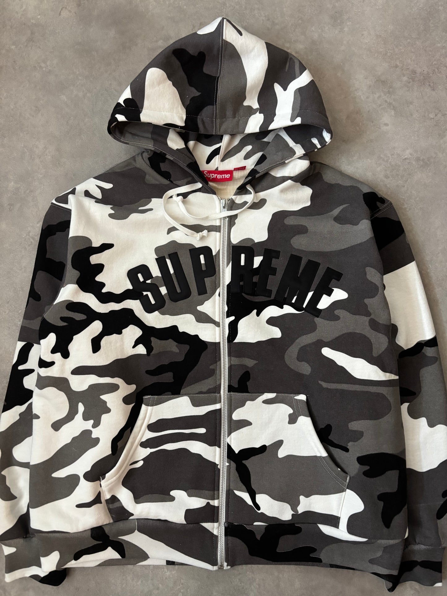 Supreme Arc Thermal Lined Zip Up Hoodie (Str. M)