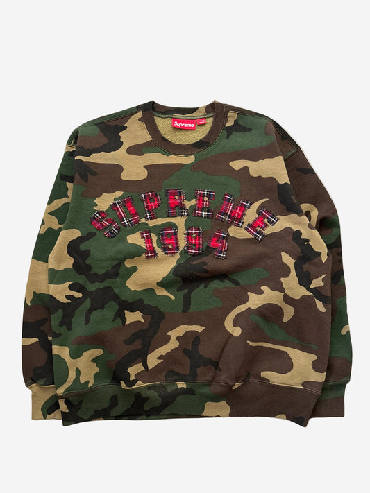 Supreme Plaid Arc Crewneck (Str. M)