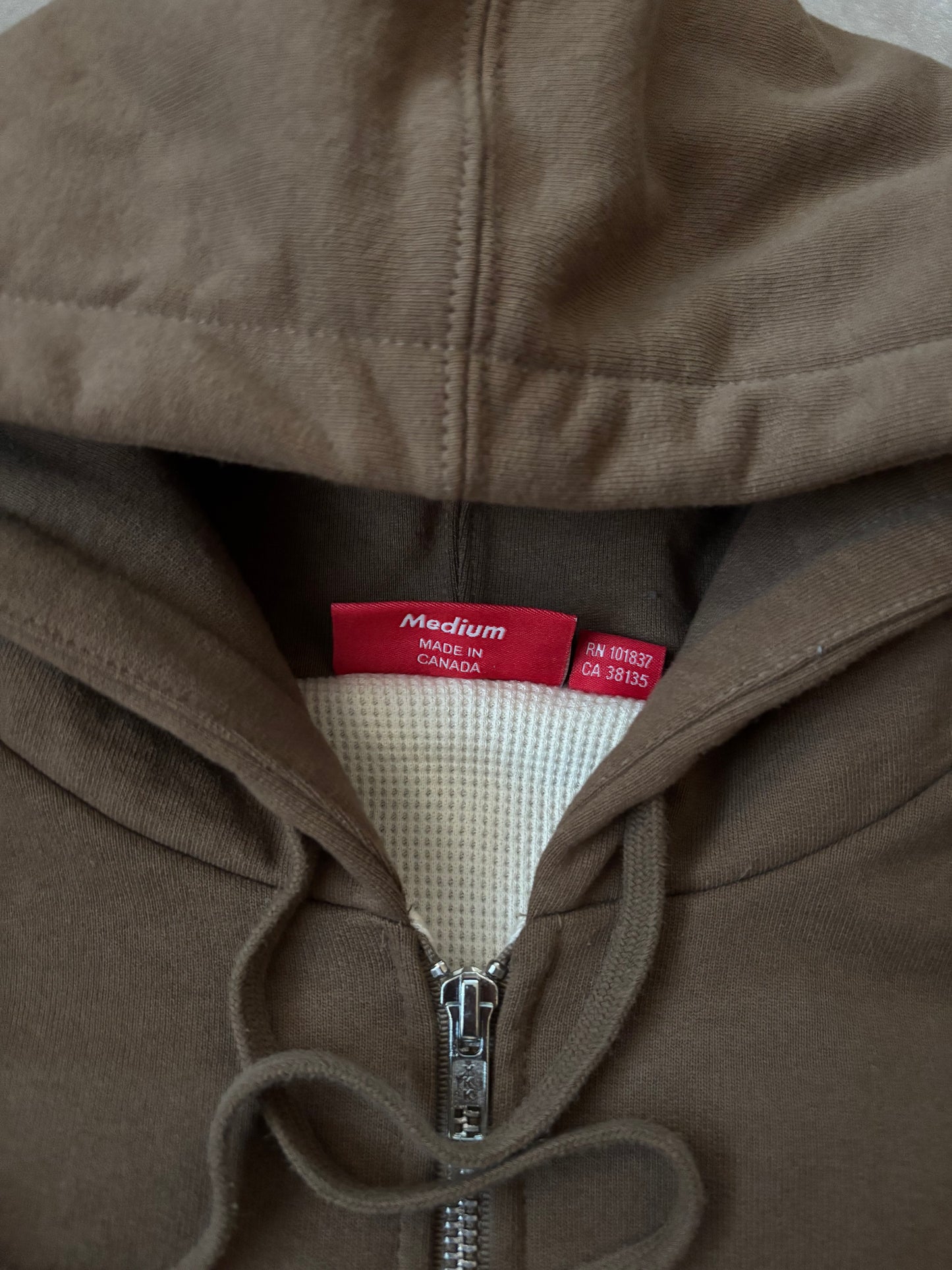 Supreme Arc Thermal Lined Zip Up Hoodie (Str. M)