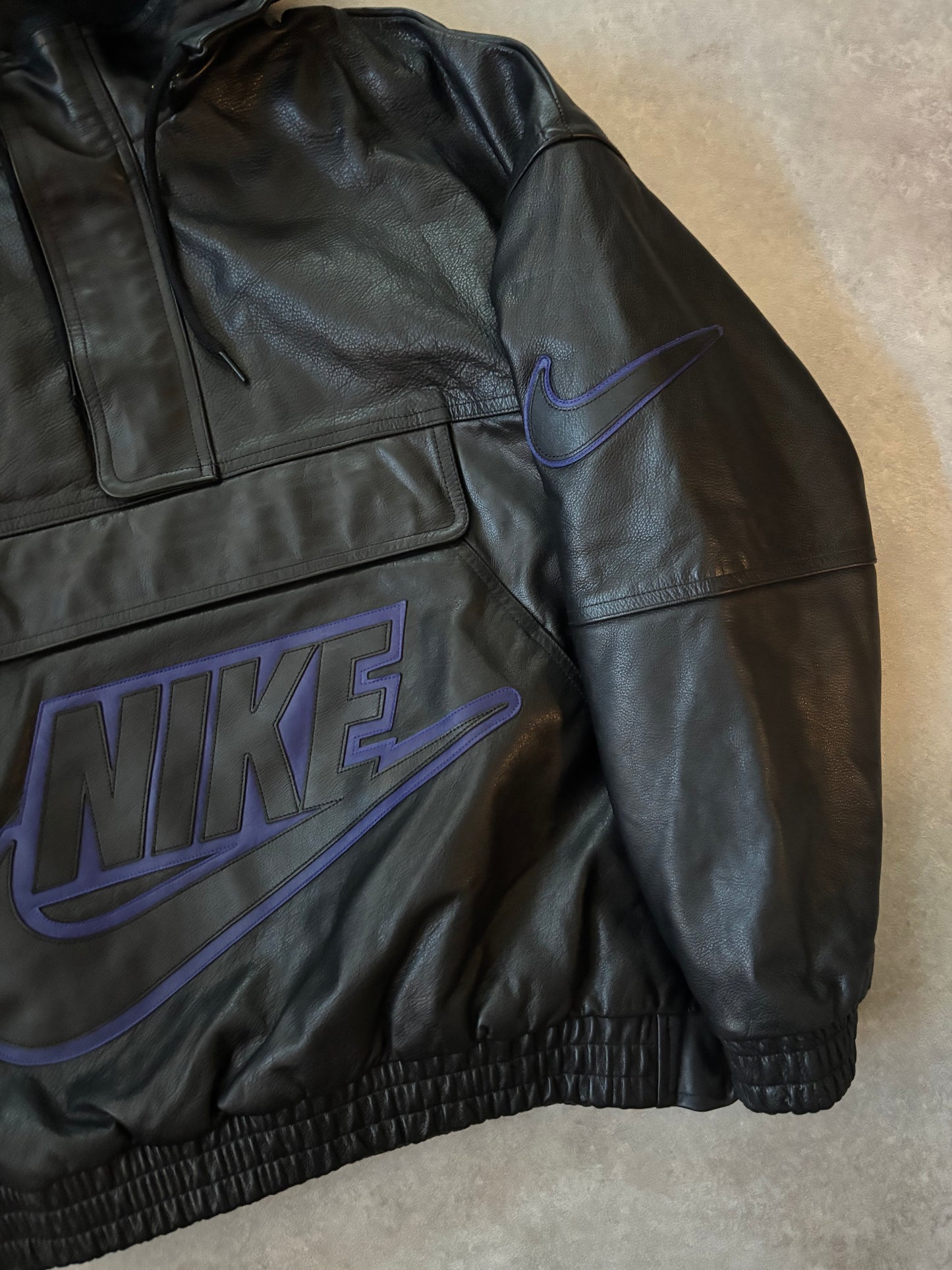 Supreme x Nike Leather Anorak (Str. S)