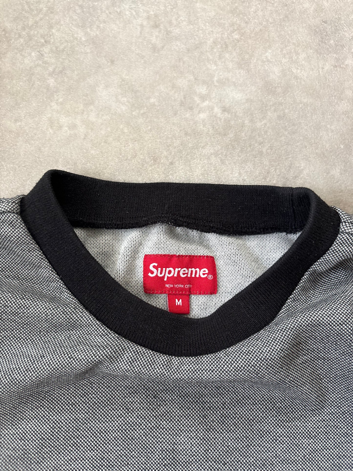 Supreme Tonal Stripe Logo Crewneck (Str. M)