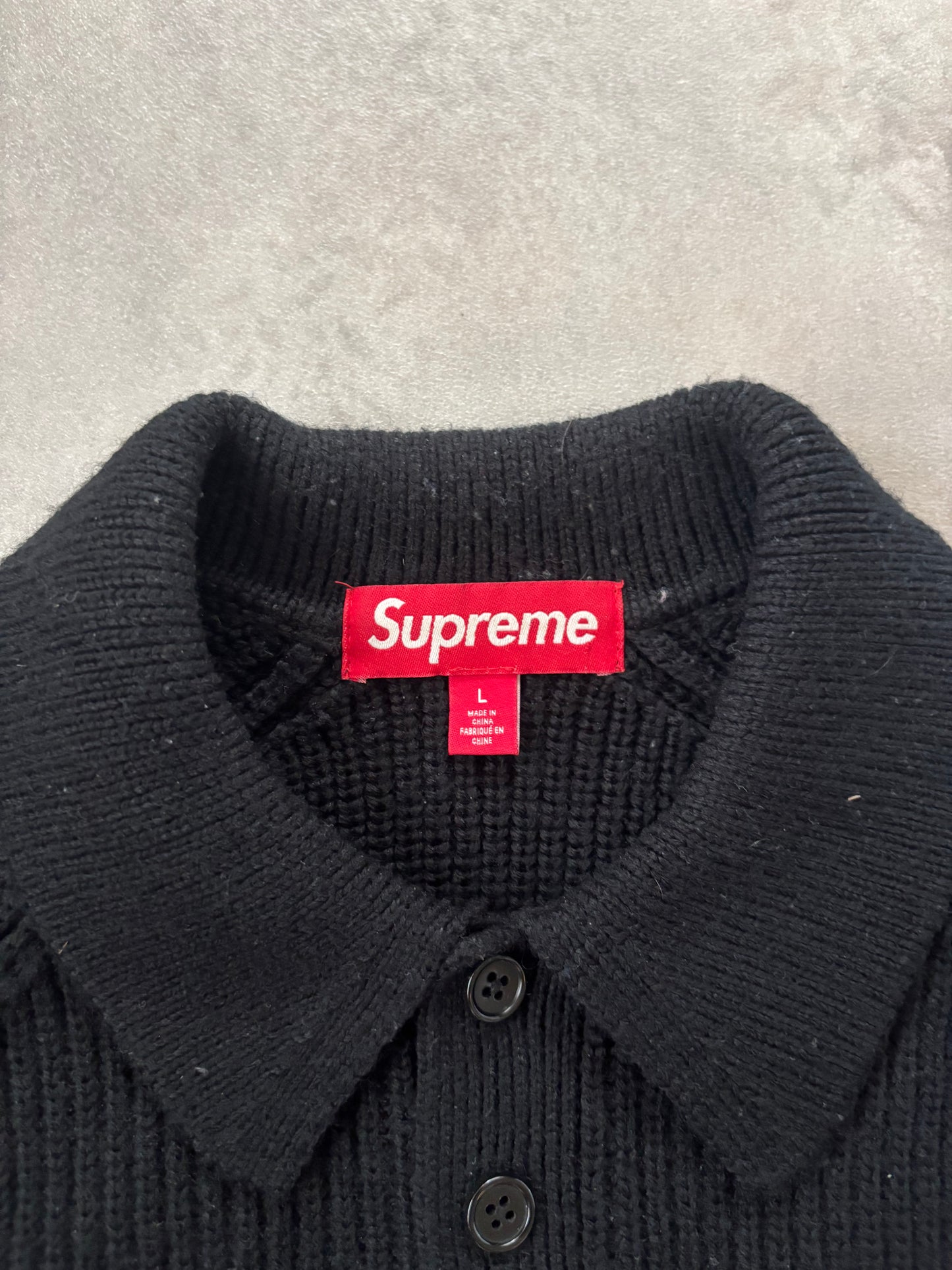 Supreme Small Box Polo Sweater (Str. L)