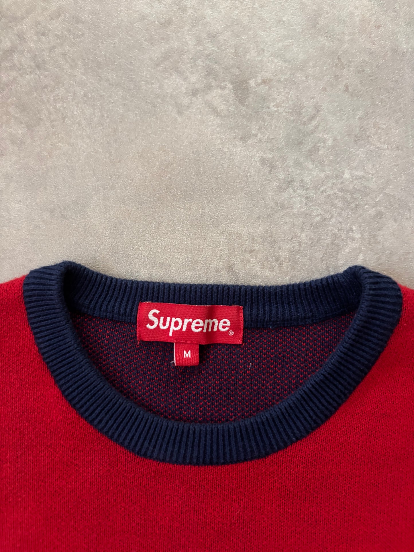 Supreme Logo Repeat Sweater (Str. M)