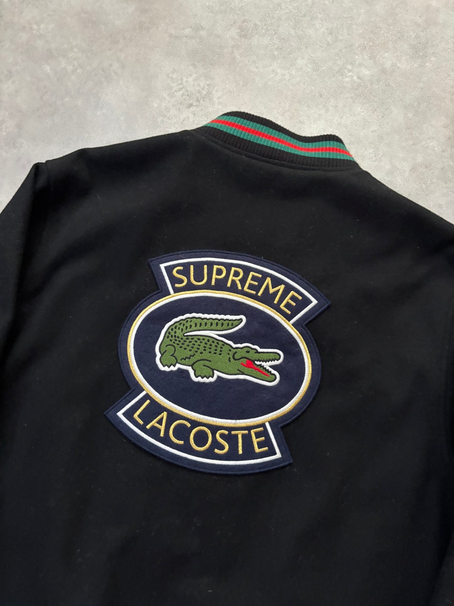 Supreme x Lacoste Wool Varsity Jacket (Str. XL)