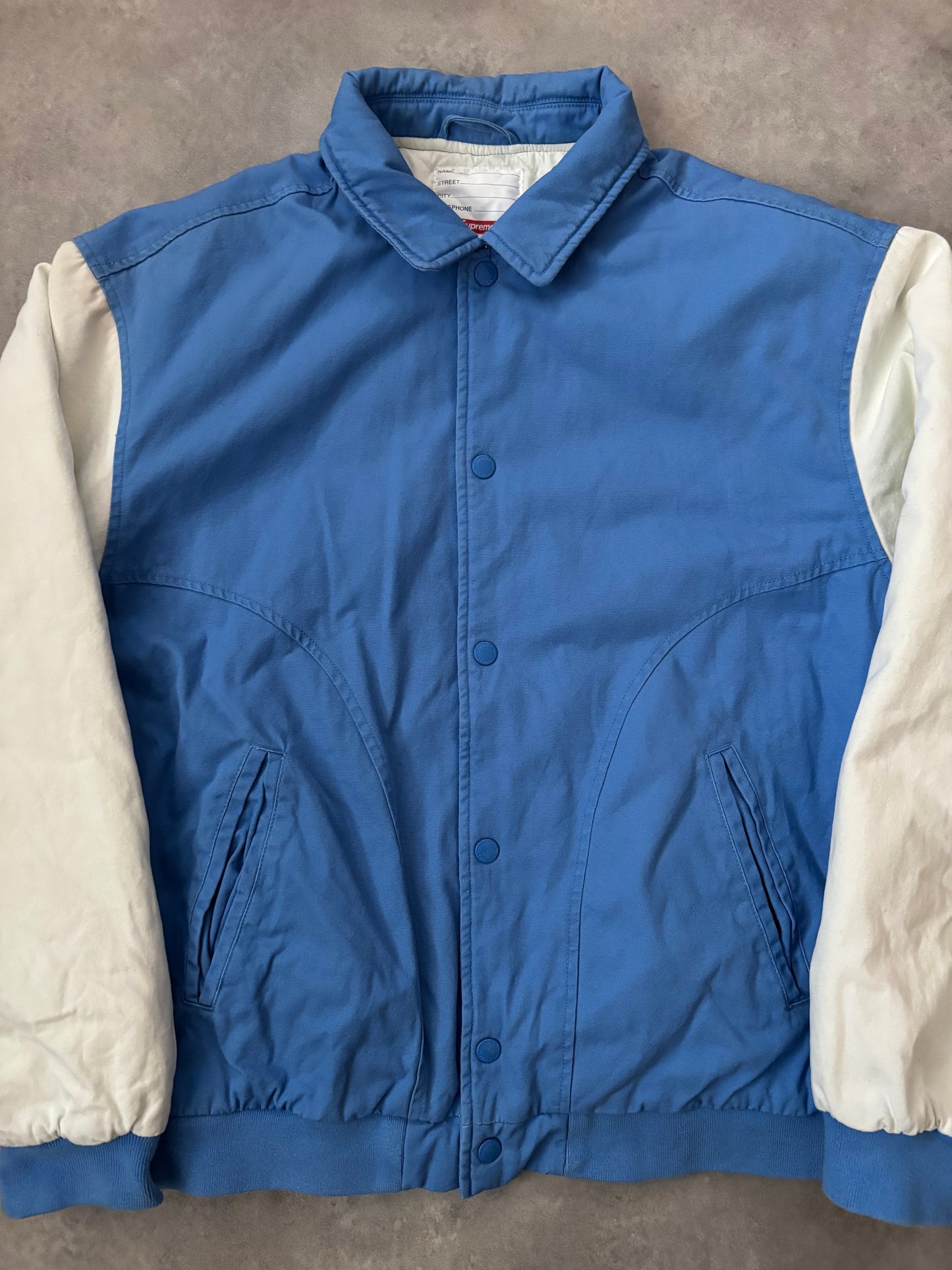 Supreme Twill Varsity Varsity Jacket (Str. L)