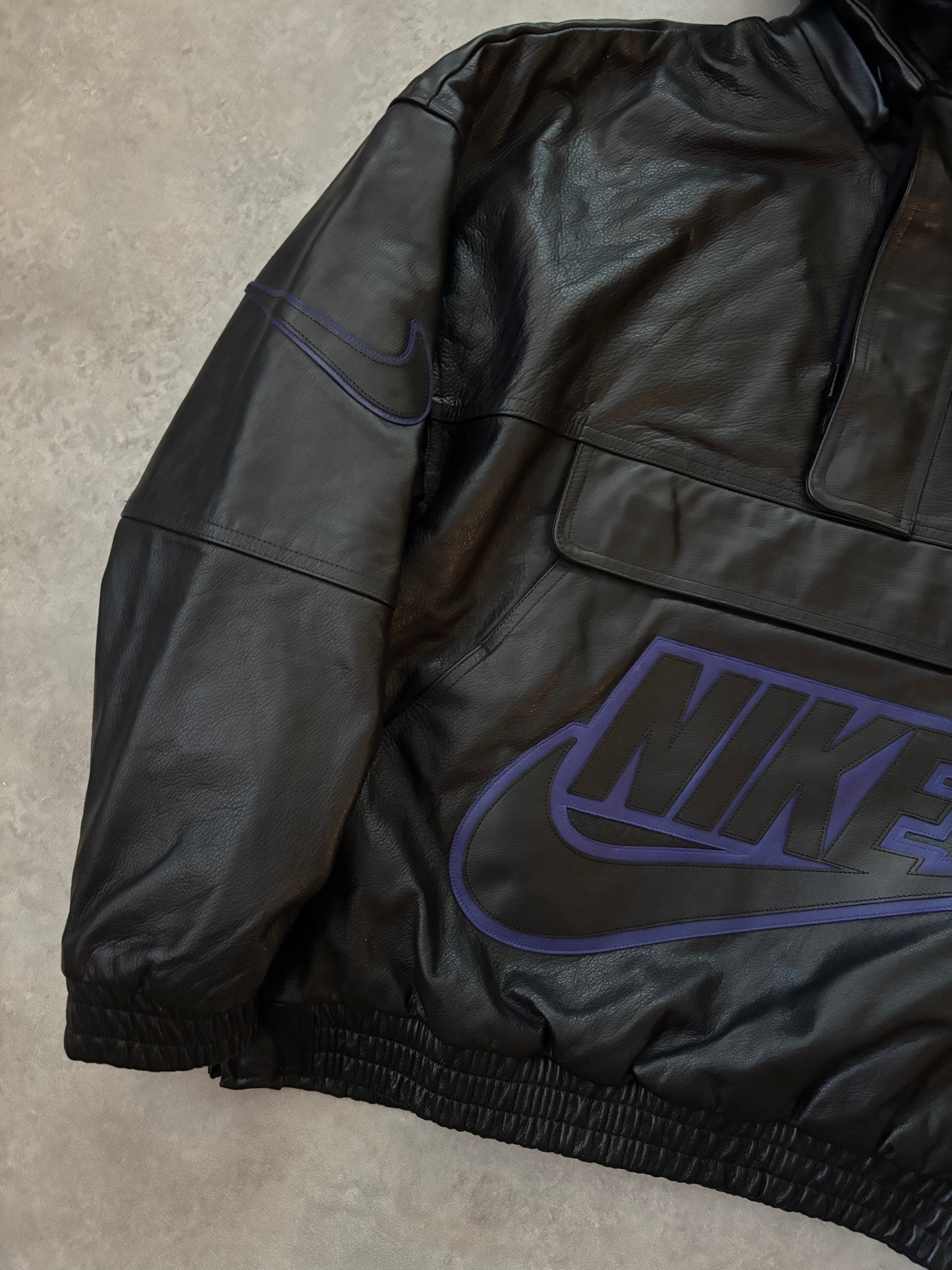 Supreme x Nike Leather Anorak (Str. S)